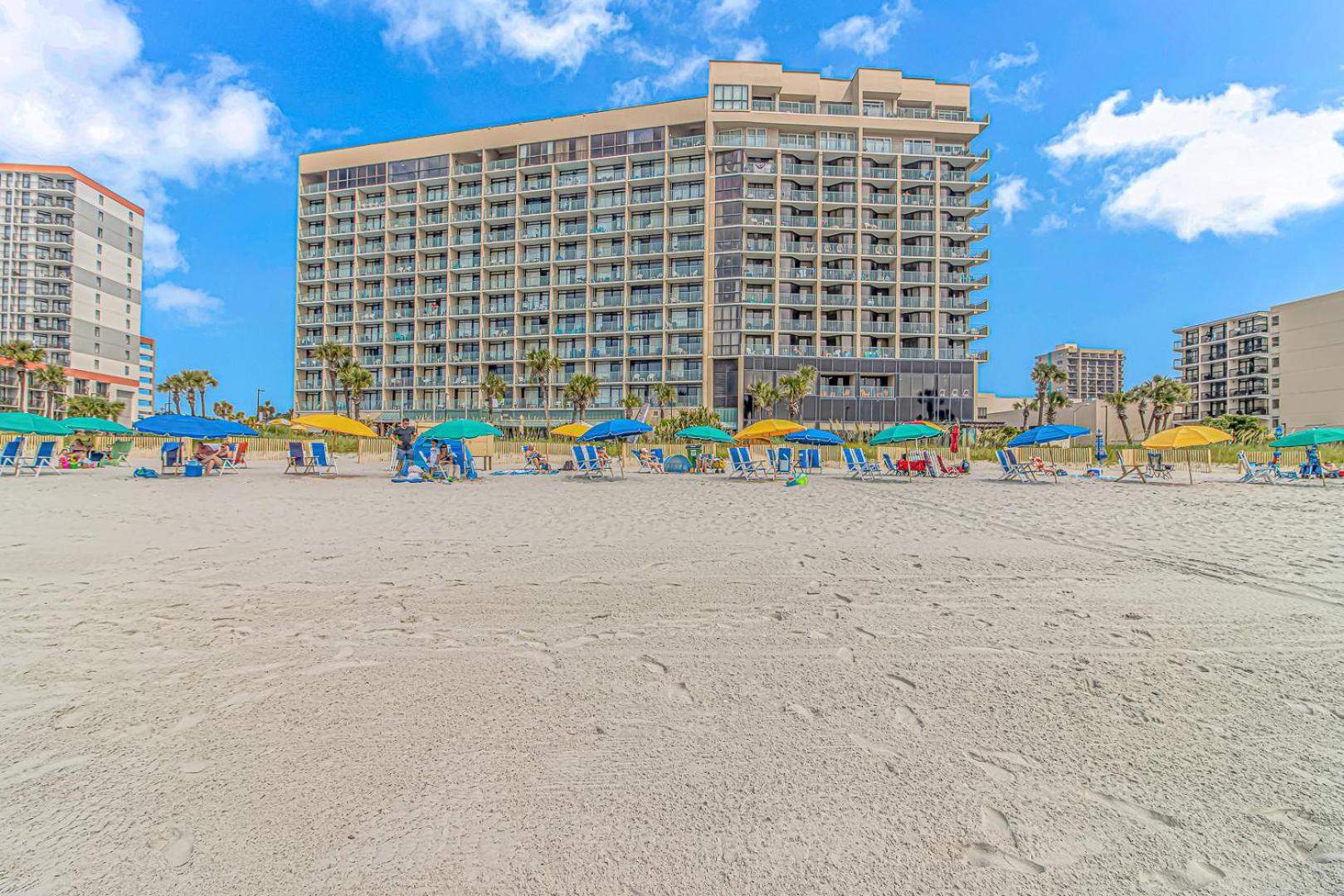 Oceanfront 1 Bedroom Sand Dunes 2626 Sleeps 6 Myrtle Beach Eksteriør billede